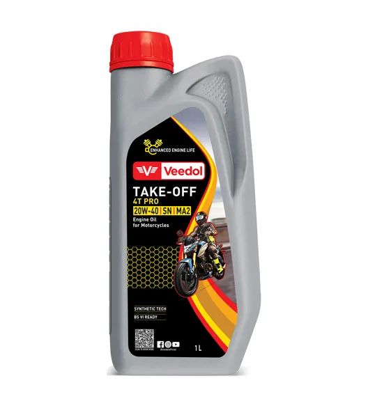 Veedol TAKE-OFF 4T PRO 20W-40 SN/MA2 - photo 1 of 1