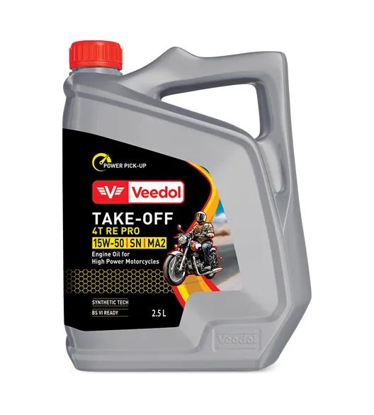 Veedol TAKE-OFF 4T RE PRO 15W-50 SN/MA2 - photo 1 of 1