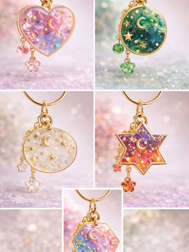 Premium Custom Resin Keychain - Resin Art in Ahmedabad