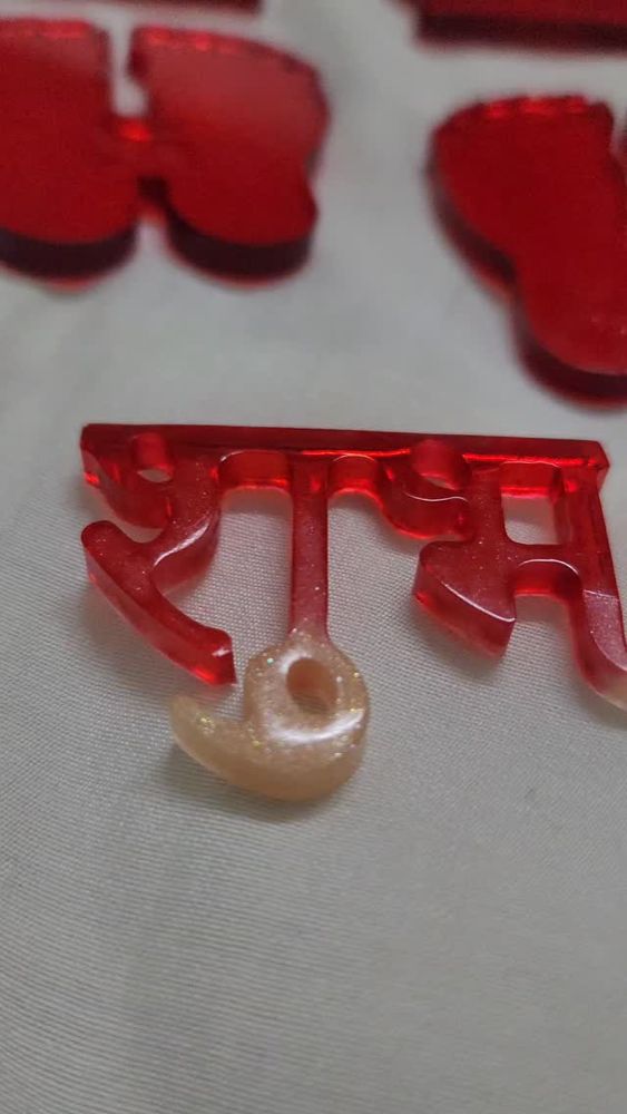 Shubh Labh Resin Diwali Hanging — Pair - રેઝિન આર્ટ in અમદાવાદ